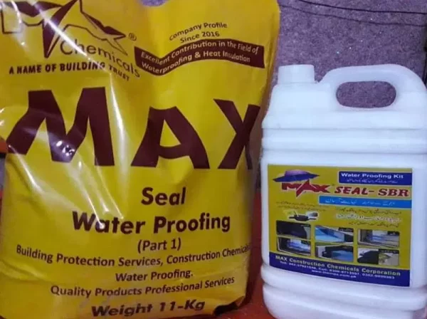Max Seal. Roof Waterproofing Services with Elastomeric Cementetios Chemical