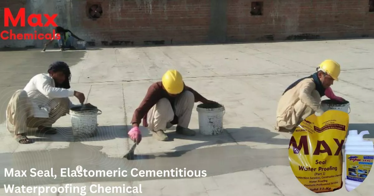 roof waterproofing services with Max seal elastomeric cementitious waterproofing chemical